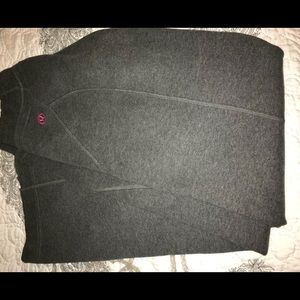 Lululemon thick cotton grey sweatpants size 4